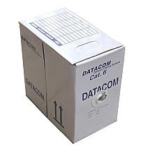 DATACOM cable wire C6 UTP PVC 305m box grey