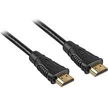 PremiumCord HDMI High Speed ​​+ Ethernet cable/ gold-plated connectors/ 0.5m/ black