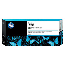 HP 728 300-ml Matte Black DesignJet Ink Cartridge