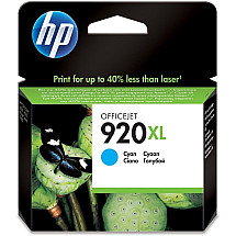 HP Cyan Ink Cartridge (920XL), CD972AE