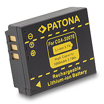 PATONA Battery Panasonic CGA-S007E Li-Ion 3.6V 1000mAh