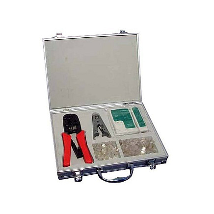 DATACOM NETWORK KIT 1 (crimp 8p+6p, Stripper, Tester, plugs)