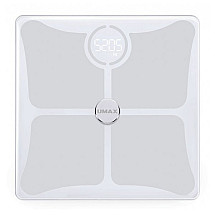 UMAX smart scale Smart Scale US10C/ 0.2 - 180 kg/ Bluetooth 4.0/ 14 body parameters/ Czech/ white