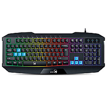 GENIUS GX GAMING Scorpion K215/ Gaming wired keyboard/ backlit/ USB/ black/ CZ+SK layout