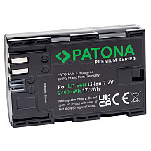 PATONA battery for photo Canon LP-E6N 2400mAh Li-Ion Premium