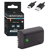 PATONA battery for photo Canon LP-E6NH 2400mAh Li-Ion Platinum USB-C charging