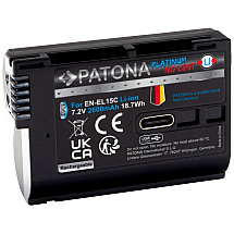 PATONA battery for photo Nikon EN-EL15C 2600mAh Li-Ion Platinum USB-C charging