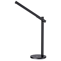 IMMAX LED table lamp BEAM/ Qi charging/ 18W/ DC 12V/2A/ night backlight/ dimmable/ folding arm/ black