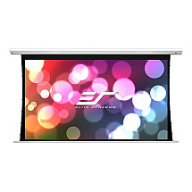 Elite Screens canvas electric motor 110 "(279cm)/16: 9/137.2 × 243,8cm/aluminum case white/12" drop/maxwhite fg