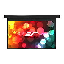 Elite screen canvas electric motor 120 "(305cm)/16: 9/149.6 × 265,7cm/aluminum case black/20" drop/maxwhite fg