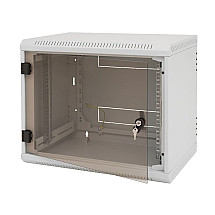 Triton 19" single-piece cabinet 18U/500mm, all-glass door