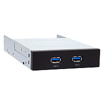 CHIEFTEC internal box up to 3.5", 2x USB3.0, black