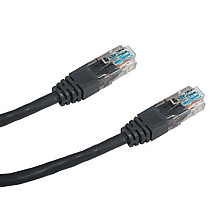 DATACOM Patch cable UTP CAT5E 0.25m black