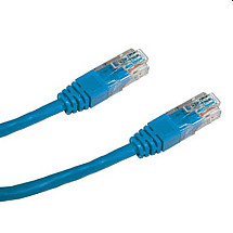 DATACOM Patch cable UTP CAT5E 0.25m blue