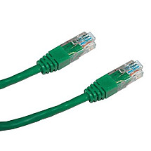 DATACOM Patch cable UTP CAT5E 0.25m green