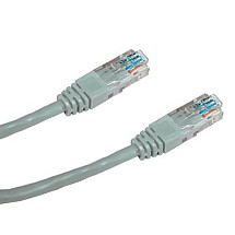 DATACOM Patch cable UTP CAT5E 0.5m gray