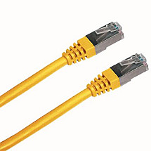 DATACOM patch cable FTP CAT5E 0.5m yellow