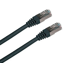 DATACOM Patch cable FTP CAT5E 1m black