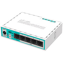 Mikrotik RB750r2 hEX lite 64 MB RAM, 850 MHz, 5x LAN, L4 license