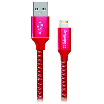 Colorway data cable USB/ Apple Lightning/ 2.1a/ 1m/ red