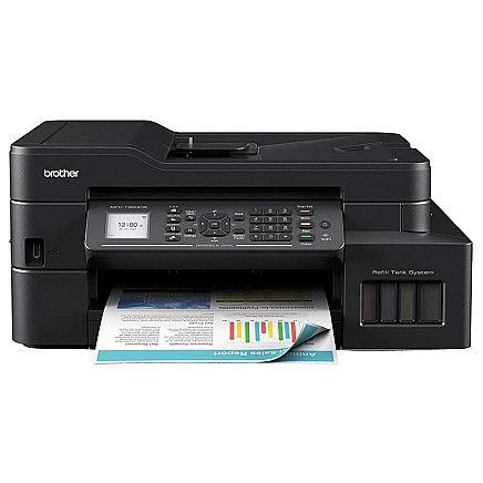 BROTHER ink MFC-T920DW / A4/ 17/16.5ipm/ 128MB/ 6000x1200/ copy+scan+print/ USB / wifi / ADF / duplex / ink tank