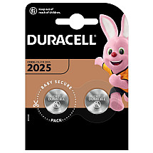 Duracell Lithium button battery CR2025 2 pcs