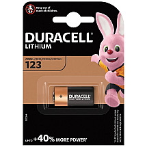 Duracell Ultra lithium battery CR123A 1 pc