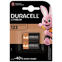 Duracell Ultra lithium battery CR123A 2 pcs