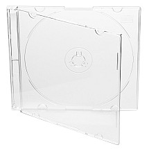 COVER IT box jewel + tray/ plastic sleeve for CD/ slim/ 5,2mm/ clear/ 10pack