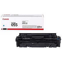 Canon original toner 055C (cyan, 2100pages) for Canon MF742Cdw, MF744Cdw, MF746Cx, LBP663Cdw, LBP664Cx