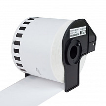 PRINTLINE compatible with Brother DK-44205, white pap. roll, easily removable 62x30.48m