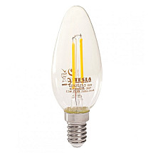 TESLA LED bulb FILAMENT RETRO candle/ E14/ 2.5W/ 230V/ 250lm/ 2700K/ warm white/ clear