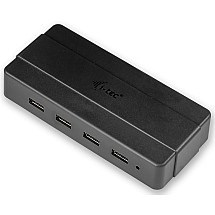 i-tec USB HUB Charging/ 4 ports/ 1 charging port/ USB 3.0/ power adapter/ black