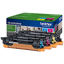 BROTHER toner cartridge set TN-243CMYK/ DCP-L3550CDW/ HL-L3210CW/ MFC-L3730CDN/ 4x 1000 pages/ CMYK