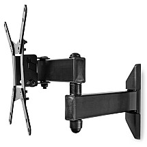 NEDIS wall bracket for LCD and TV/ 10 - 32"/ load capacity 30 kg/ tilt ± 15°/ rotation 180°/ articulated (3 joints)