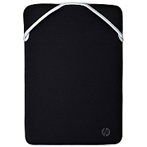 HP 15" Protective double-sided case - black-silver