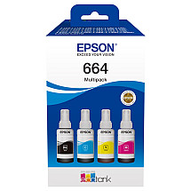 Epson ink cartridge 664/ T66464A/ EcoTank/ L120/ L310/ L305x/ L3060/ L3070/ L1300/ 4-colour Multipack