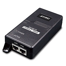 POE-165 PoE+ injector IEEE802.3at, 30W, 100Base-TX, for wall