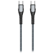 Colorway Data Cable USB-C/ USB-C/ 3A/ Fast Charging 65W/ 2m/ Gray