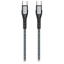 Colorway Data Cable USB-C/ USB-C/ 3A/ Fast Charging 65W/ 1m/ Gray