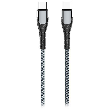 Colorway Data Cable USB-C/ USB-C/ 3A/ Fast Charging 65W/ 1m/ Gray