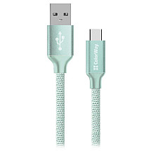 Colorway Data Cable USB/ USB-C / 2.4A/ 2m/ Mint