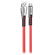 Colorway data cable USB/ Micro USB/ 1M/ 2.4A/ red