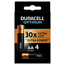 Duracell Optimum Alkaline Battery 4 pcs (AA)