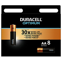 Duracell Optimum Alkaline Battery 8 pcs (AA)