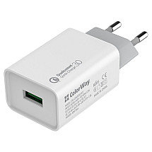 Colorway 1x USB/ Network Charger/ 18W/ 100V-240V