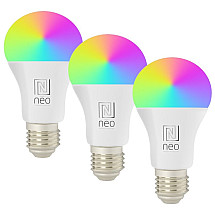 IMMAX NEO LITE SMART set 3x LED bulb E27 11W RGB+CCT color and white, dimmable, Wi-Fi, TUYA