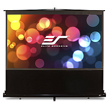 Elite Screens canvas telescopic from floor up 60 "(152,4cm)/ 4: 3/ 91,4 × 121,9cm/ Gain 1.1/ Case black