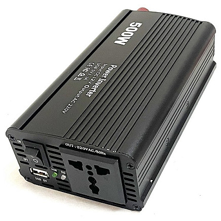 EUROCASE voltage converter AC/DC 12V/230V/ 500W/ USB