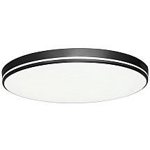 IMMAX NEO Lite Areas Smart Ceiling Luminaire 40cm, 24W Black Tuya Wi-Fi